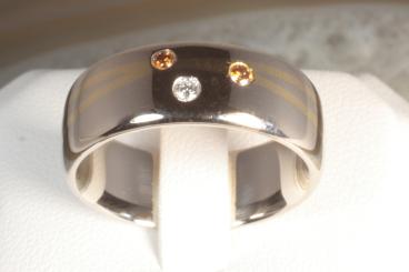 Niessing Brillantring Bandring Gold 750 
