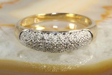 Brillant Rring Pavé Gelbgold 585 