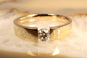 Brillantring 0,30 ct. Gelbgold 585 