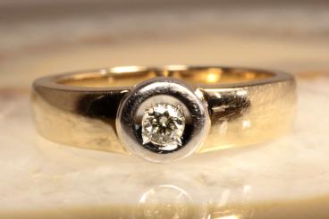 Brillantring 0,10 ct  Gold 585 