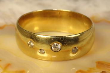 Bandring 4 Brillanten Gold 585 